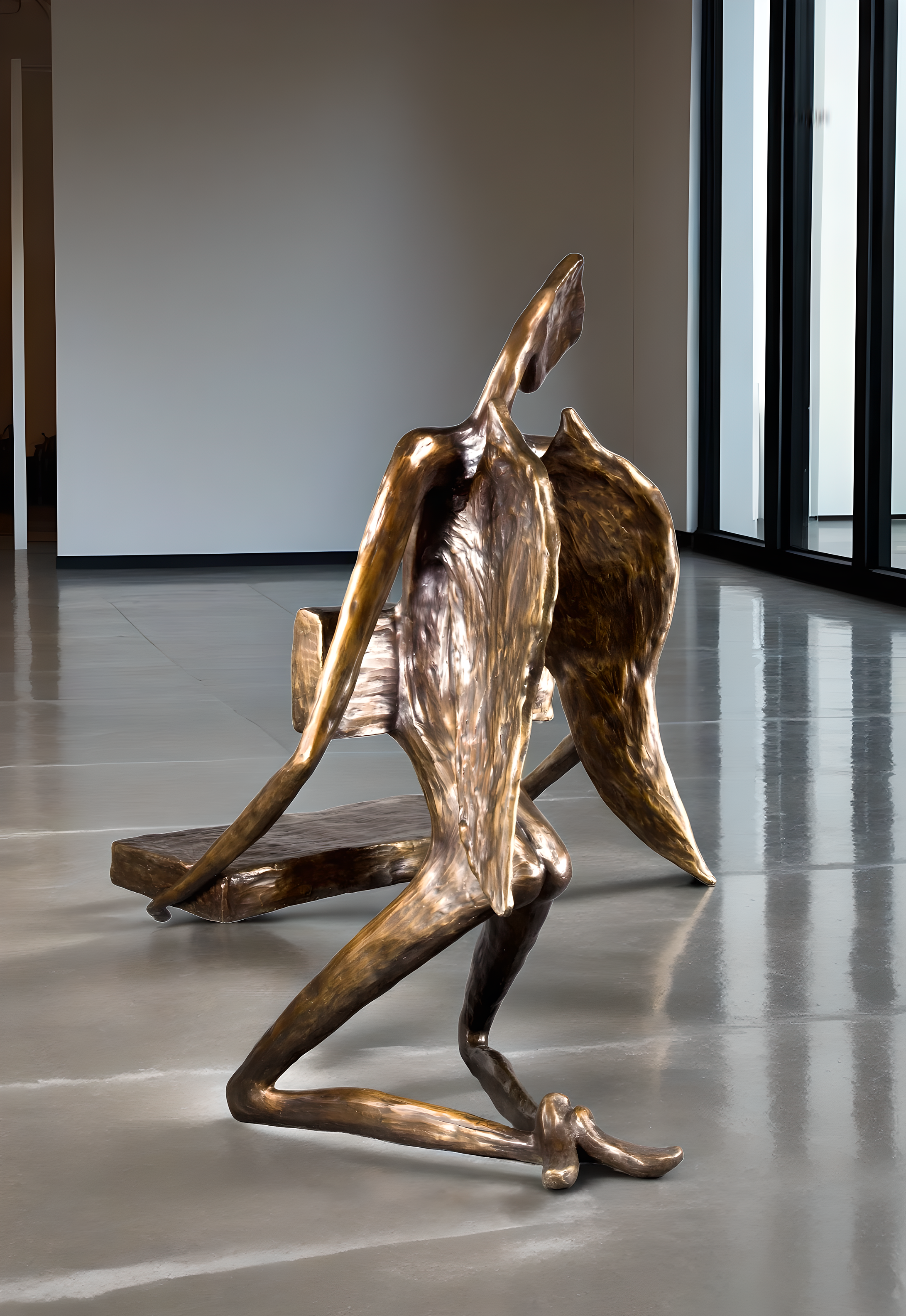 ARMS OF AN ANGEL/Lifesize Bench